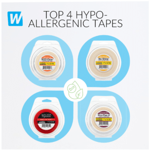 Top 4 hypoallergenic tapes - infographic