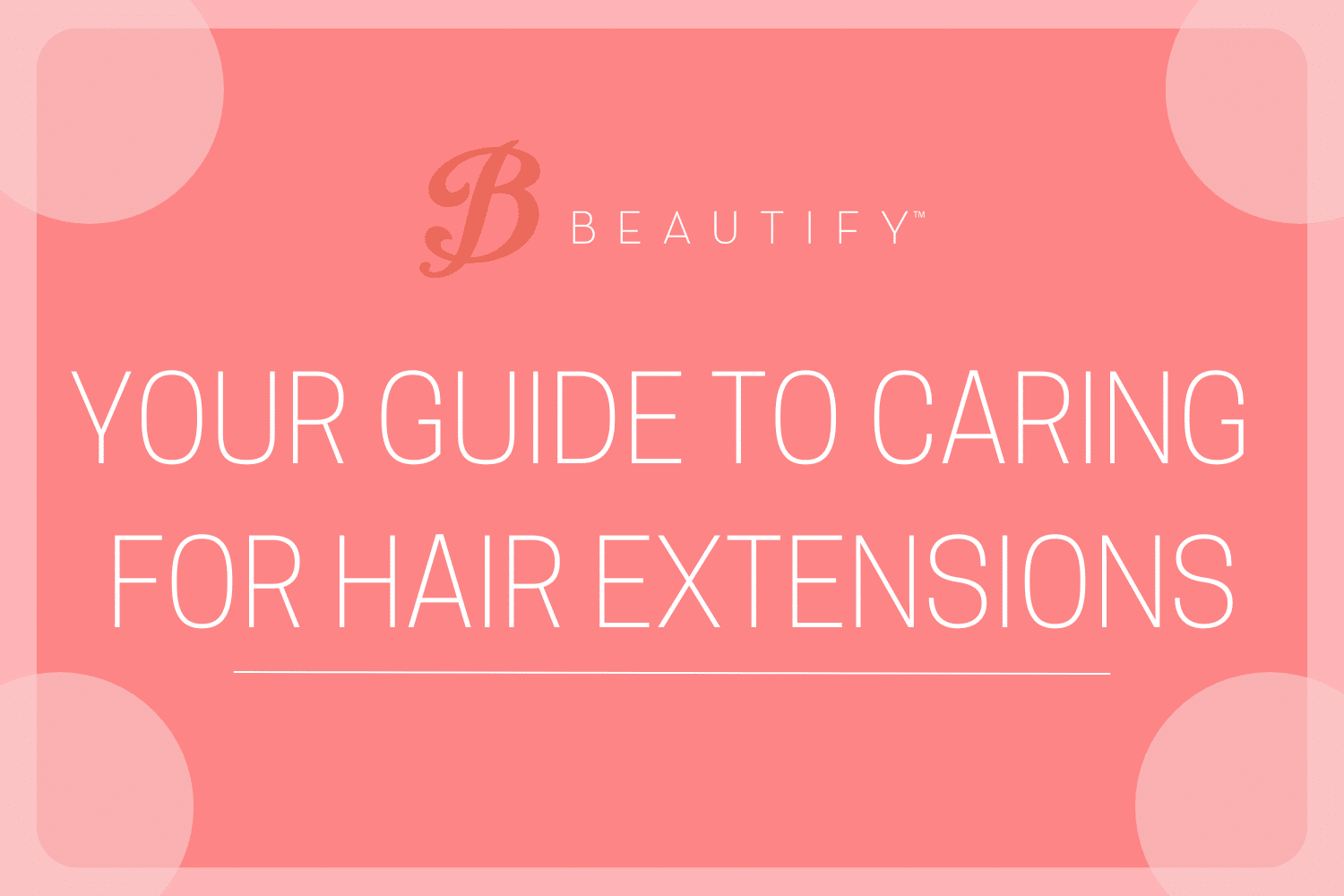 Hair extension guide - header graphic