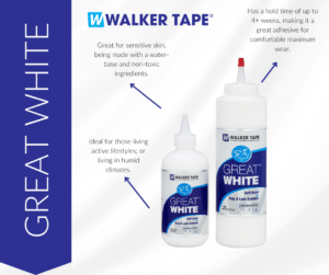 Product Spotlight: Great White adhesive - infographic