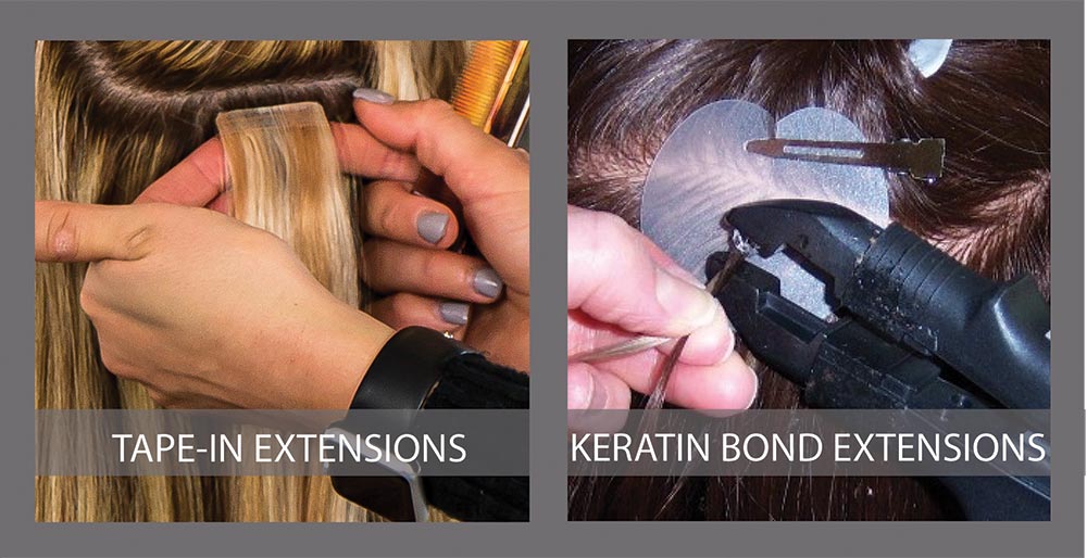 Hair extensions keratin outlet bond