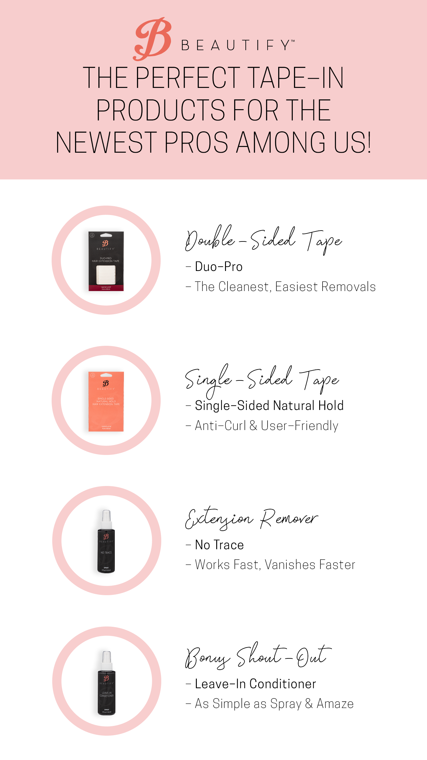 Top Products for New Tape-In Extension Stylists