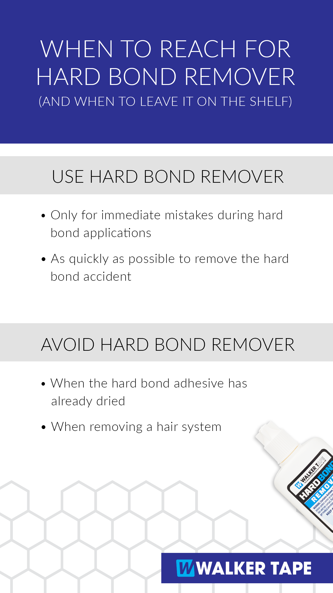 Hard Bond Remover Infographic