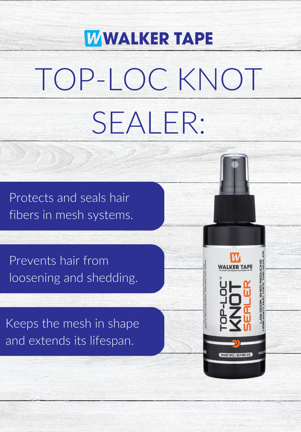 TopLoc Knot Sealer for Wigs and Toupees Walker Tape® Co.