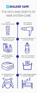 Do's and Don'ts of Hair System Care - Infographic