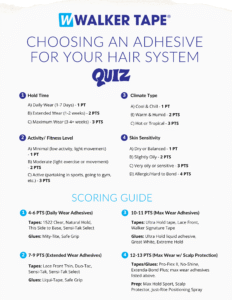 Choosing an Adhesive for Your Hair System - infographic