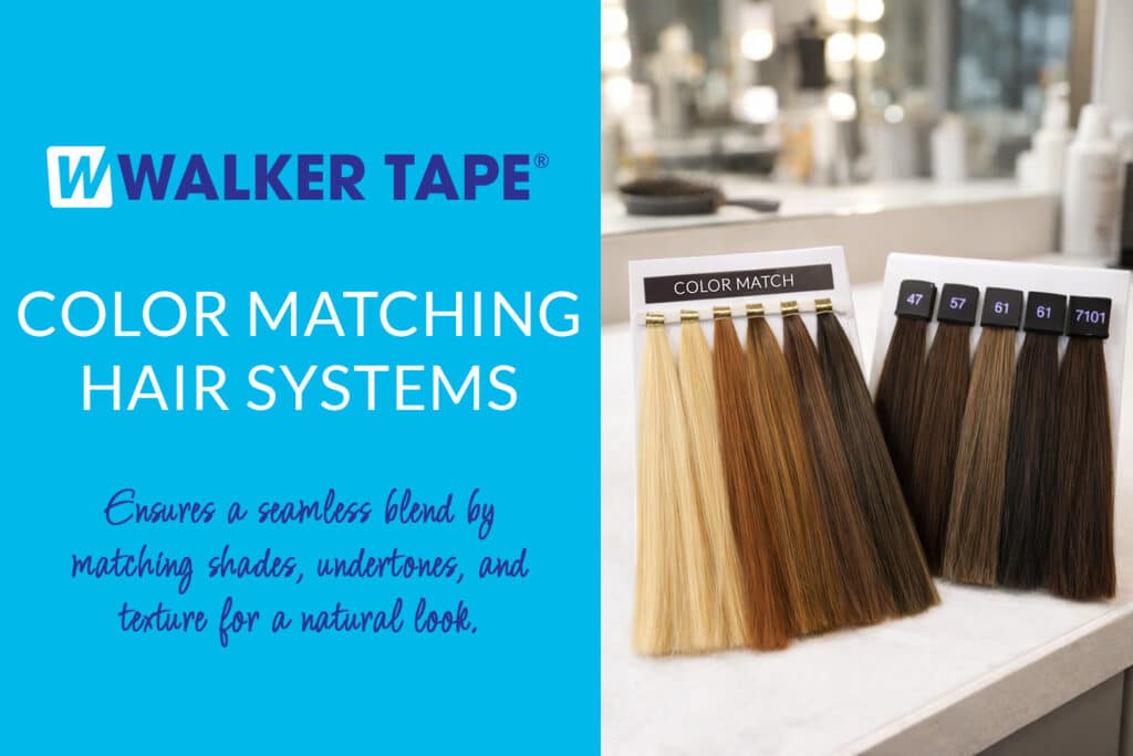 Walker Blog Graphic - How to Color Match Hair Systems