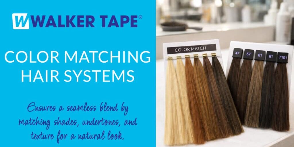 Walker Blog Graphic - How to Color Match Hair Systems
