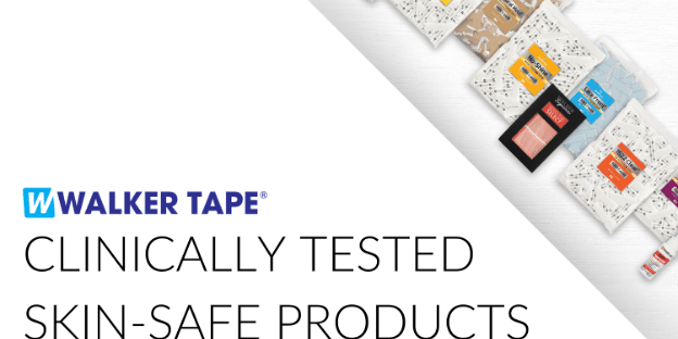 Walker Tape Clinically Tested Skin Safe Products - Header Graphic