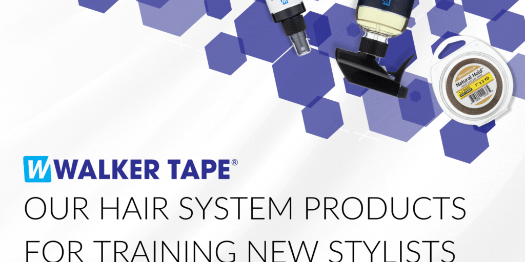 Our Hair System Products for training new stylists - header graphic