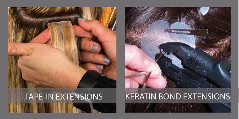 different types of hair extensions